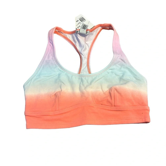 NWT FOREVER 21 TIE DYE RACERBACK SPORTS BRA - Picture 1 of 4